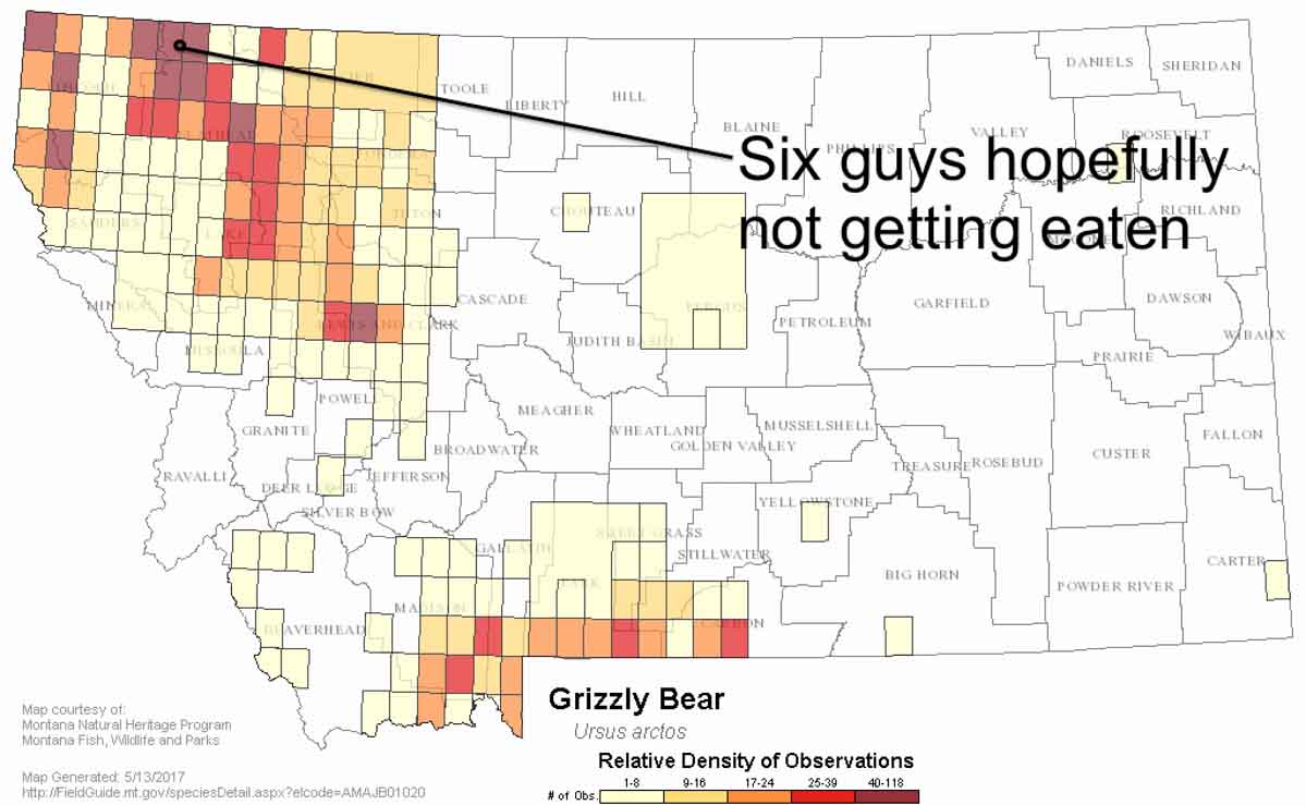 Grizzly Bear Density Map