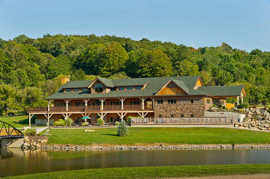 Timber Frames | Commercial | Hidden Valley Lodge | Timberbuilt